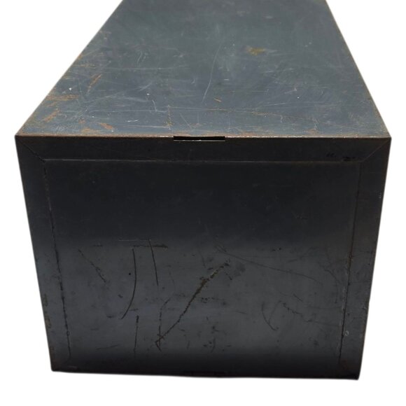Vintage Metal Industrial Card File Drawer Postcard Photo Storage Steelmaster - Picture 13 of 16